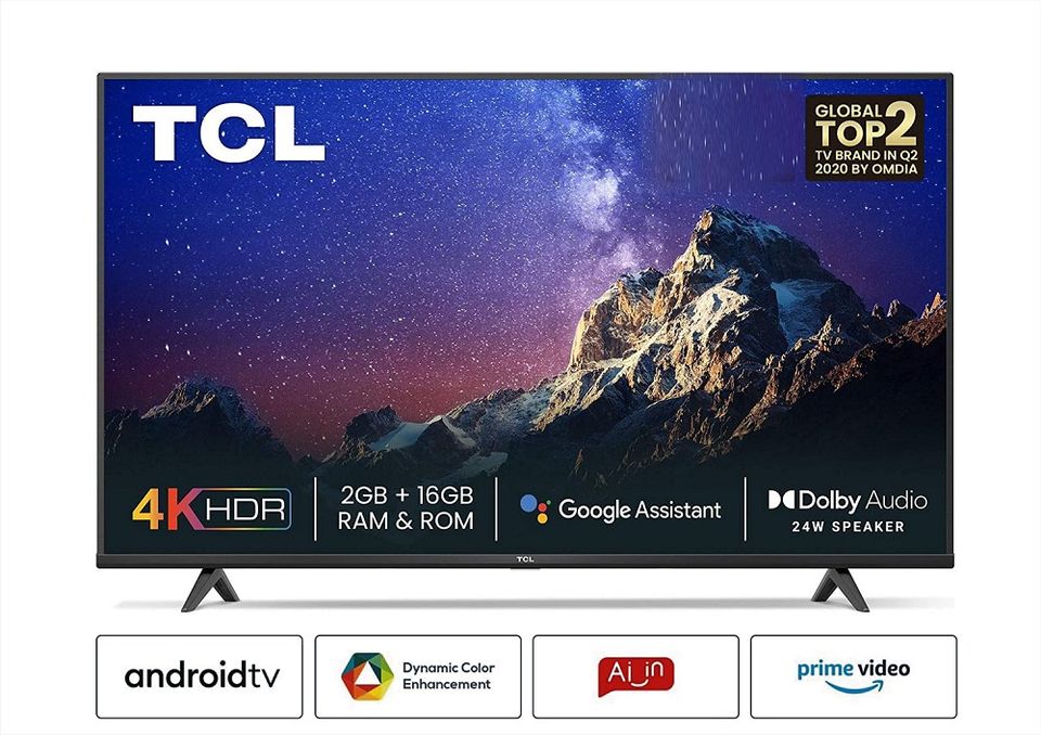 TCL Smart TV de 55'' 4K UHD con Google Chromecast