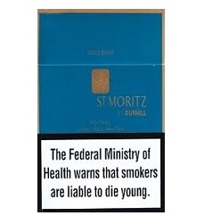 st moritz cigarettes ST MORITZ BY DUNHILL MENTHOL CIGARETTES