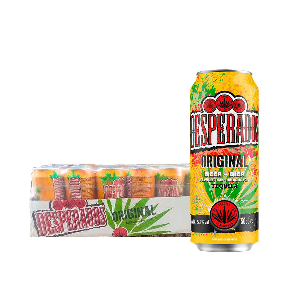 Desperados tequila flavoured beer